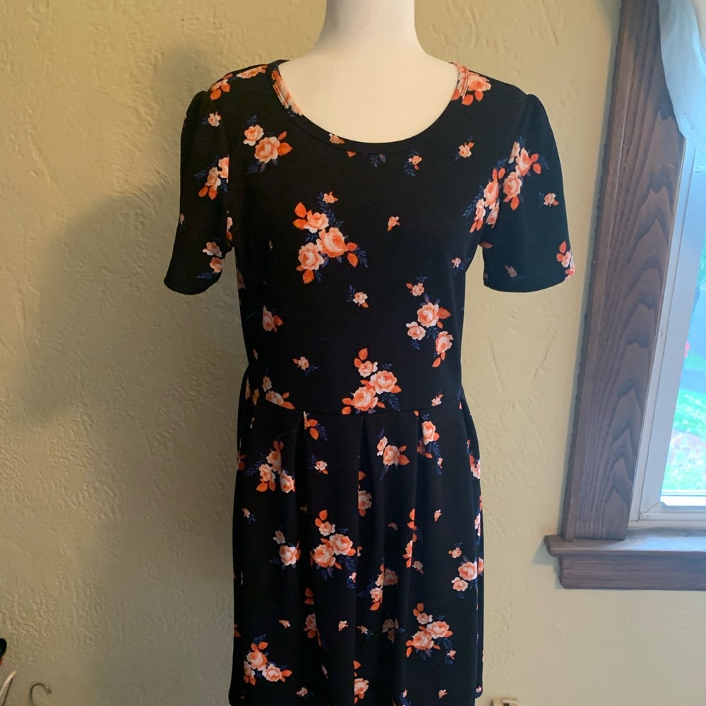 NWOT LulaRoe perfect dress new without tags. Has pockets!!